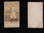 1886 N48 Virginia Brights Girl Baseball Player 