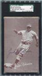 Jackie Robinson Signed Exhibit Card JSA Authentic