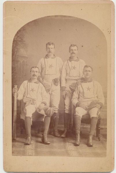 Circa 1880 Baseball Team from California - Ornate