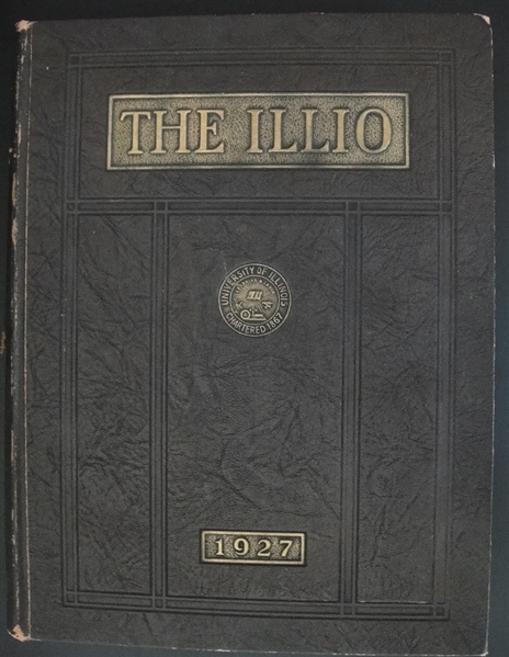 1927 Illio University of Illinois Yearbook With Red Grange