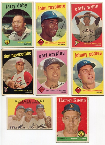 1959 Topps Lot of 7 - Mostly Stars