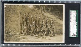 1910s Postcard Temasco Baseball Team SGC 50