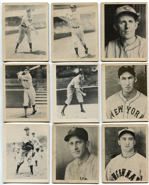1939 & 1940 Play Ball Lot of 80 Different w/HOFers VG to Exmt