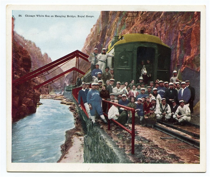 Chicago White Sox in the Royal Gorge Oversized Postcard in Original Packet!