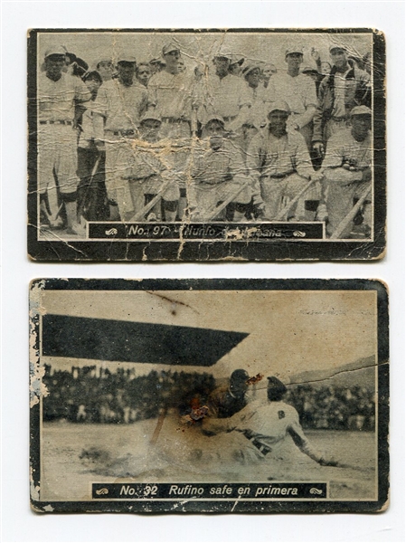1931 Doble Aguila & E. Quintana Venezuelan Lot of 2 Cards