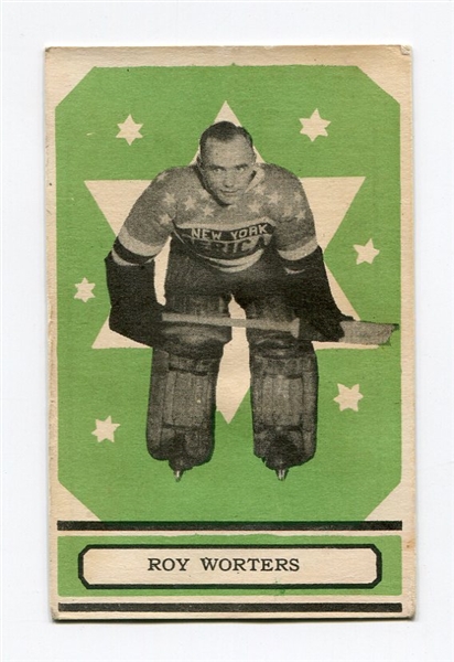 V304A 1933-34 O-Pee-Chee #45 HOFer Ray Worters Rookie Card