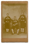 1880s/90s Newtown Baseball Trio Cabinet Card