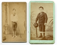 Circa 1870s Pair of Baseball CDVs 