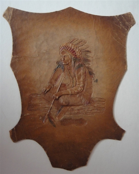 L7 Large Tobacco Leather Sitting Bull