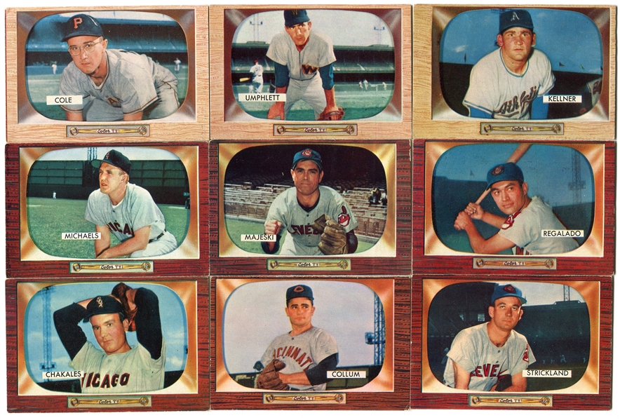 1955 Bowman Lot of 12 EX+/- w/High Numbers
