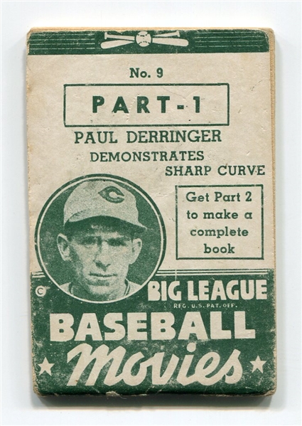 R326 1938 Goudey Big League Movies #9 Paul Derringer Part 1