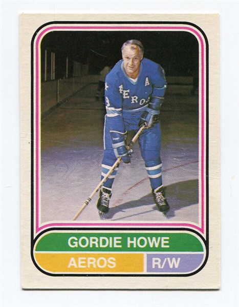 1975-1976 O-Pee-Chee WHA #100 Gordie Howe