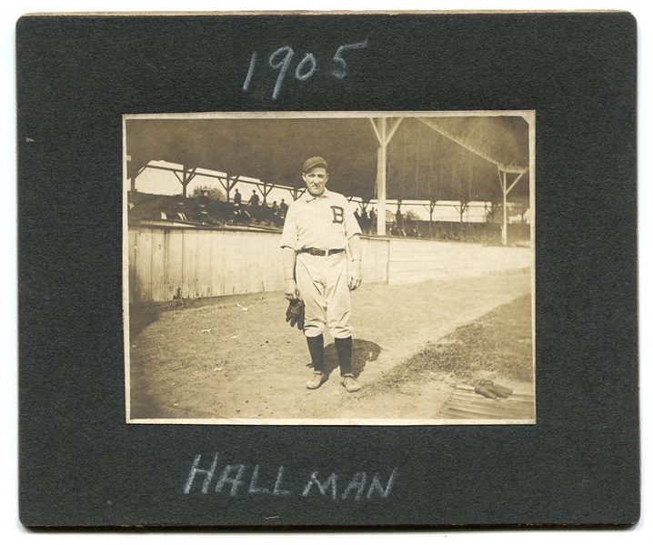 1905 Bill Hallman Baltimore Orioles Cabinet Photo