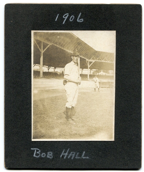 1906 Bob Hall Baltimore Orioles Cabinet Photo