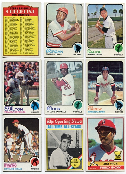 1972-1979 Topps Baseball Lot of 15 Different Loaded with HOFers