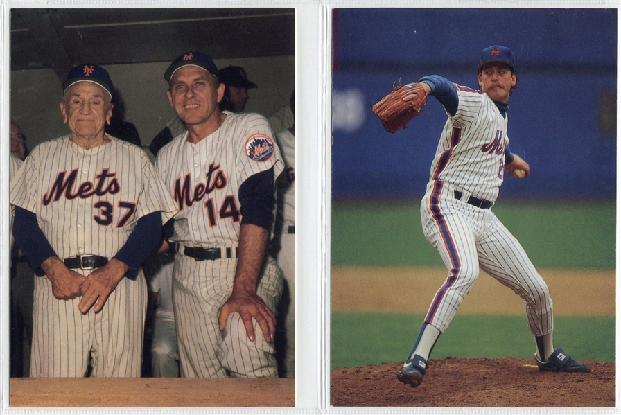 Circa 1991 Wiz New York Mets Color Postcard Set of 12 Different