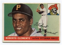1955 Topps #164 Roberto Clemente Rookie VG