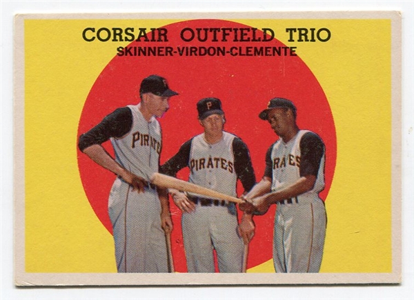1959 Topps #543 Corsair Trio EX