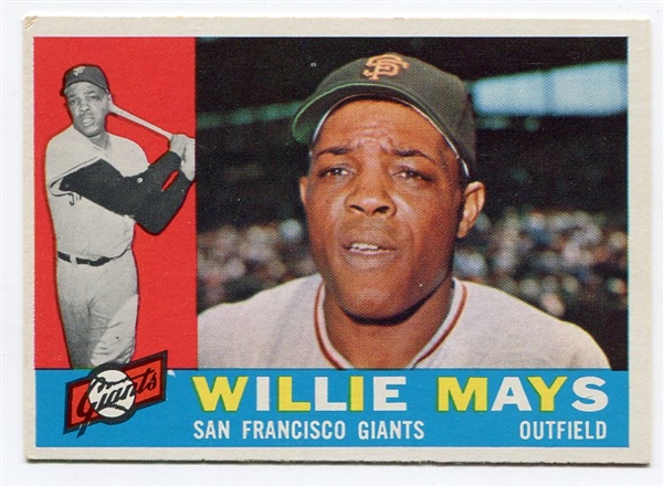 1960 Topps #200 Willie Mays Exmt