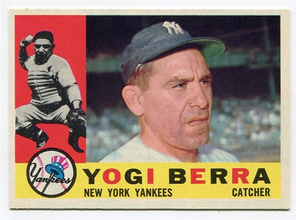 1960 Topps #480 Yogi Berra Exmt 
