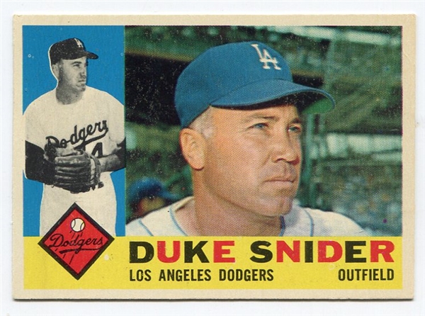 1960 Topps #493 Duke Snider Nrmt