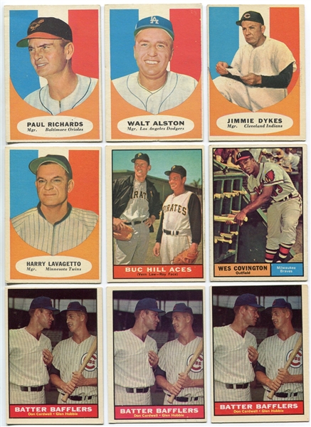 1961 Topps Baseball Lot of 13 