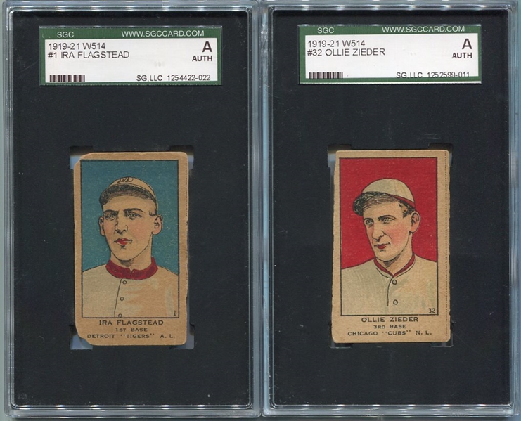 W514 Lot of 5 Different All Graded