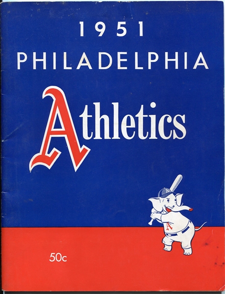 1951 Philadelphia Athletics Yearbook