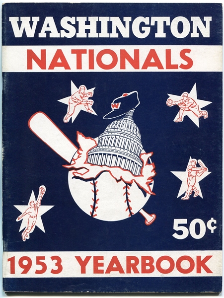 1953 Washington Nationals Yearbook