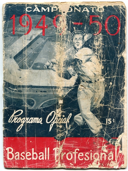 1949-50 Campeonato Cuban Baseball Magazine