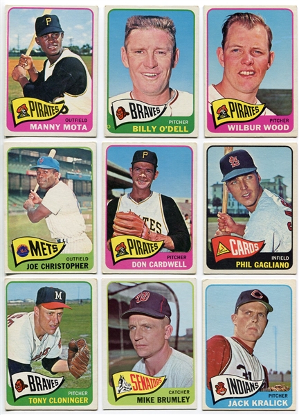 1965 Topps Baseball Lot of 16 Different High-Numbers w/SPs