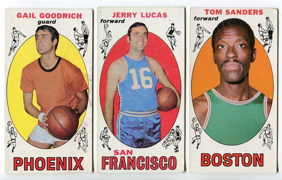 1969-70 Topps Basketball Lot of 3
