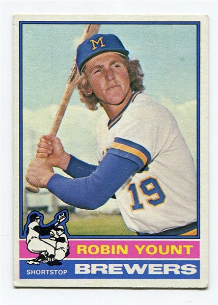 1976 Topps #316 Robin Yount Milwaukee Brewers EX