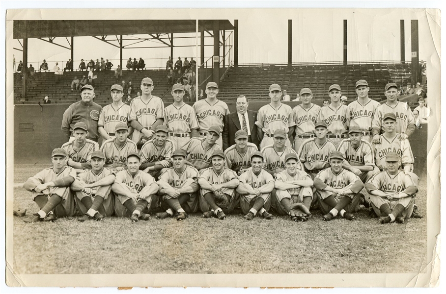 1938 National League Champs Chicago Cubs Photograph