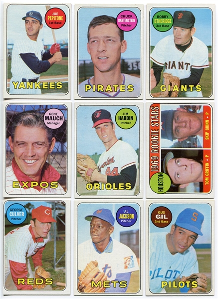 1969 Topps Lot of 11 7th Series Cards All Nrmt+/-