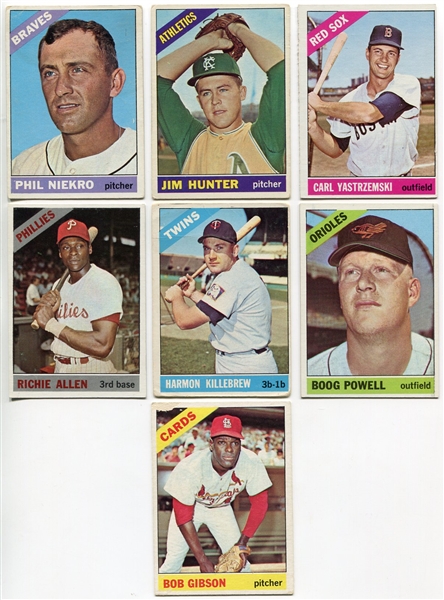 1966 Topps Star Card Lot of 7 Different