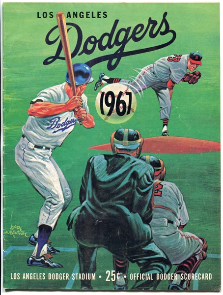 1967 & 1970 Los Angeles Dodgers Programs