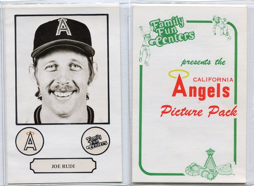 1978 California Angels Family Fun Centers Partial Set of 20 Different Nrmt