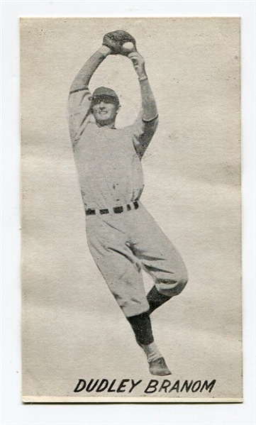 1923 Baltimore Shirt Co. Card Dudley Branom