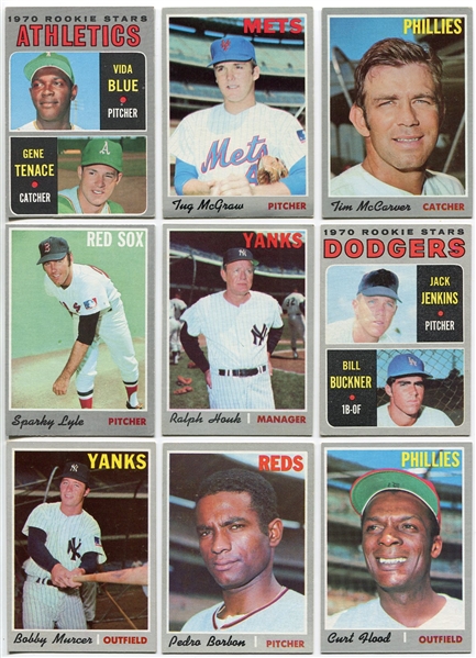 1970 Topps Baseball Lot of 20 Different Stars Exmt+/-