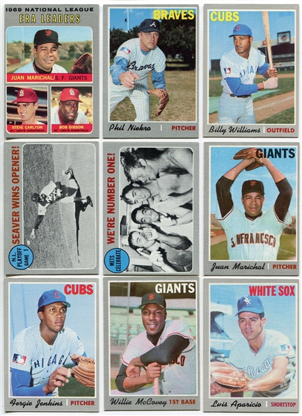 1970 Topps Baseball Lot of 18 Different Stars Ex to Nrmt  ALL HOFers!