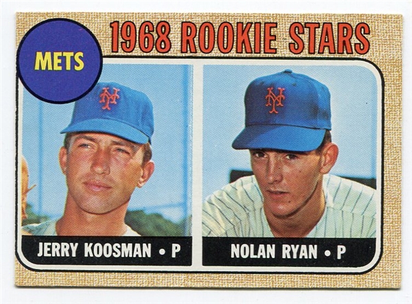1968 Topps #177 Nolan Ryan Rookie Card EX