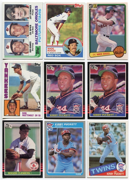 1980s-90s Rookie Card/HOFer lot of 23 Cards