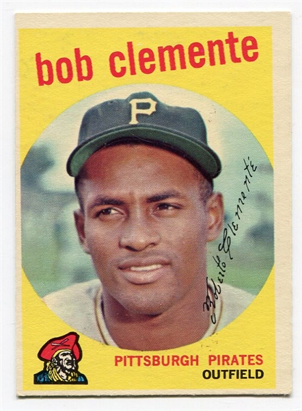 1959 Topps #478 Bob Clemente EX