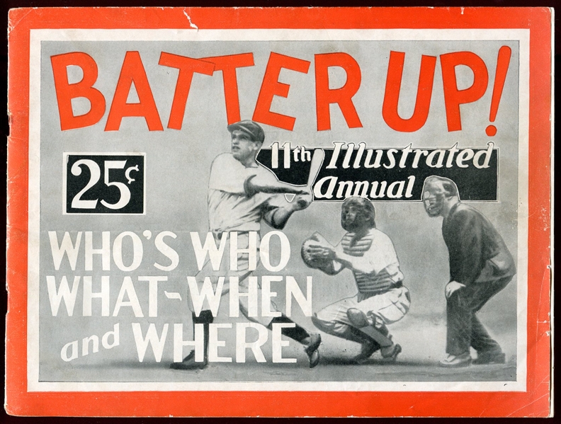 1937 Batter Up 11th Illustrated Annual