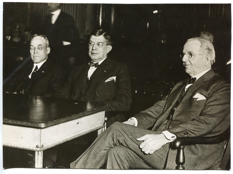 1924 Milwaukee Trial Wire Photo of Charles Comiskey During Joe Jackson Trial