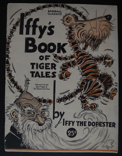 1935 Iffys Book Of Tiger Tales from the Detroit Free Press