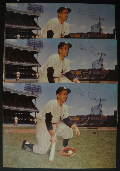 1953-55 Dormand Postcard of Phil Rizzuto The Large Version Lot of 3