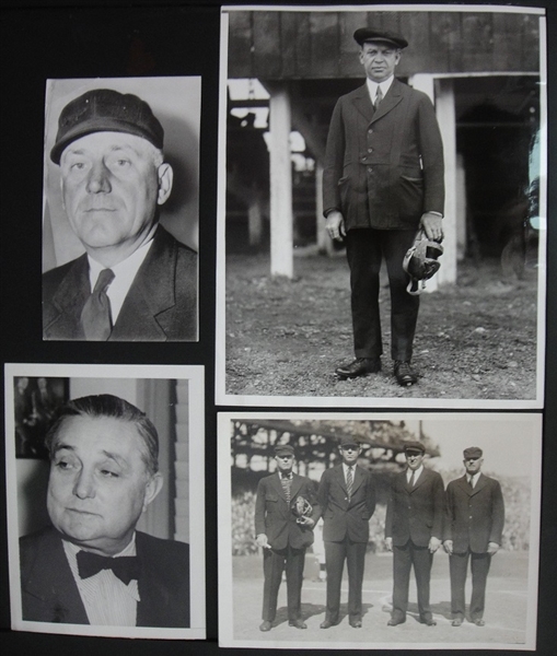 Lot of 4 Umpire Photos 1932-1949
