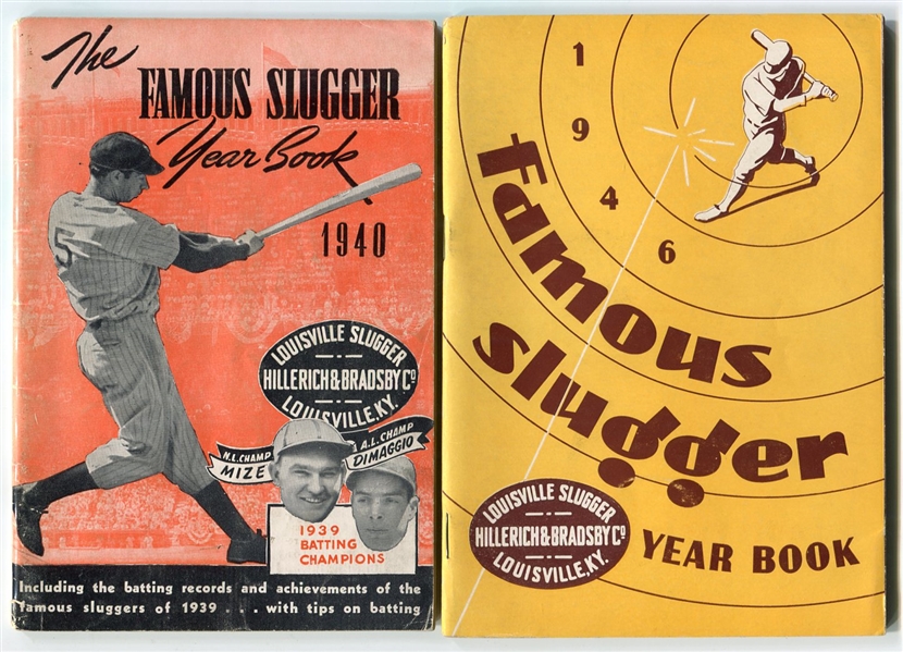 1940-1948 Four Different Famous Slugger Year Books